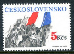 CZECHOSLOVAKIA 1989 Bicentenary Of The French Revolution Single Ex Block MNH / **.   Michel 3005 - Ongebruikt