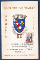 France - YT N° 1632 - Journée Du Timbre - Congrès Philatélique - Exposition Philatélique - 40 Pages - 1970 - Lettres & Documents