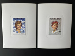 Djibouti 1982 Mi. 333 - 334 Epreuve De Luxe Proof 21e Anniversaire De Lady Diana Spencer - Gibuti (1977-...)