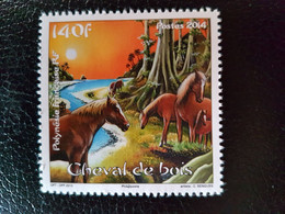 Polynesia 2014 Polynesie China Chinese Zodiac Year HORSE Cheval Pferd 马 1v Mnh - Neufs