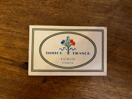 Carte Parfumée Ancienne " Parfum Douce France De LUBIN Paris " * Mode - Mode