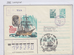 Russia Sonderstempel Sailing Ship In Arctica Ca Leningrad. 10.8.1982 (SU157C) - Eventi E Commemorazioni