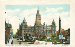 Opc- Scotland - GLASGOW - Municipal Building** - Edit. F. F. & Co. * TOP * 2 Scan* - Lanarkshire / Glasgow