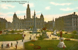 Scotland - GLASGOW - George Square And Municipal Building** - Eglinton Series * TOP * 2 Scan* - Lanarkshire / Glasgow