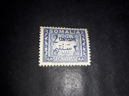 05AL28 SOMALIA AFIS 1950 SEGNATASSE 2 CENT. "X" - Somalia (AFIS)