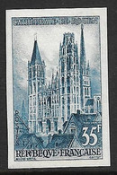 France Essai Non Dentelé N° 1129** Cathédrale De Rouen. - Prove Di Colore 1945-…