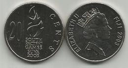 Fiji 20 Cents 2003. UNC South Pacific Games - Fidji