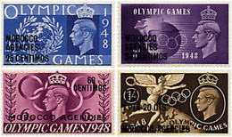 29188 MNH MARRUECOS Oficina Inglesa 1948 14 JUEGOS OLIMPICOS VERANO LONDRES 1948 - Summer 1948: London