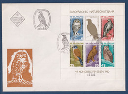 Bulgarie - YT Bloc N° 95 B - Année Européenne De La Protection De La Nature - Oiseaux - 1981 - Brieven En Documenten