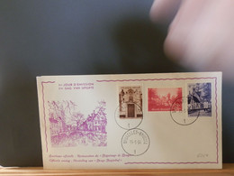 B6564  FDC BELGE 1954 Nr. 947+948+950 - 1951-1960