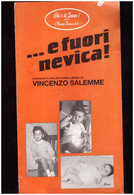 BROCHURE Commedia " E Fuori Nevica Di E Con Vincenzo Salemme / Nando Paone/ Carlo Buccirosso/ MaurizioCasagrande - Programmes