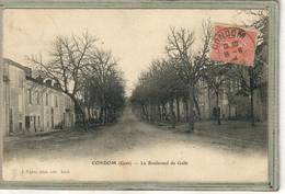 CPA - (32) CONDOM - Aspect Du Boulevard De Gelle En 1904 - Condom