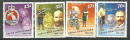 PAPOUASIE. Centenaire De La Police Royale De Papouasie. Yv.#  562/5 .    4 T-p Neufs ** - Police - Gendarmerie