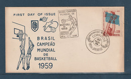 Brésil - FDC - Premier Jour - Basket Ball - 1959 - Pallacanestro