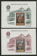 ESPAGNE Exposicion Filatelica EXFILNA 89 TOLEDO PRUEBA / EPREUVE N° 19 + Bloc 40 (Ed 3012) Neufs ** (MNH) - Blocs & Feuillets