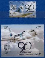 Egypt / Egypte / Ägypten / Egitto - 2022 The 90th Anniversary Of Egypt Air - Complete Issue + S.S - MNH - Neufs