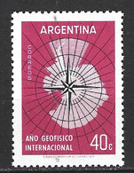 ARGENTINE. N°591 De 1958. Année Géophysique Internationale. - Año Geofísico Internacional