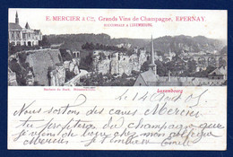 Luxembourg. Rochers Du Bock. Münsterkirche. Grands Vins De Champagne E. Mercier &Cie , Epernay. Succursale Lux. 1905 - Luxemburgo - Ciudad