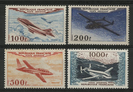 FRANCE POSTE AERIENNE N° 30 à 33 */** (MH/MNH) Cote 345 € Voir Description - 1927-1959 Neufs