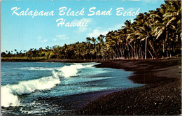 Hawaii Kalapana Black Sand Beach - Big Island Of Hawaii