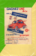 BUVARD & Blotting Paper :  Gagnez Une 4 CV - Automobile