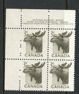 Canada 1953 MNH PB Wildlife - Ongebruikt