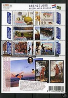 Nederland NVPH 2658-63 V2658-63a Vel Grenzeloos Nederland Brazilie 2009 MNH Postfris Relationship Brasil - Sonstige & Ohne Zuordnung