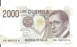 ITALIE 2000 LIRE 1990 AUNC P 115 - 2.000 Lire