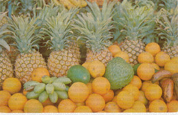 CARTOLINA  LAJAS (SOUTH),PUERTO RICO-TROPICA, FRUITS DISPLAY-NON VIAGGIATA - Puerto Rico