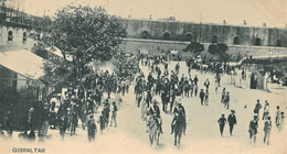 H.Majesty's Birthday, Gibraltar 1900s Used Real Photo Undivided Postcard. Publisher G.Dautez, Gibraltar - Fot.H.v M.-M. - Gibraltar