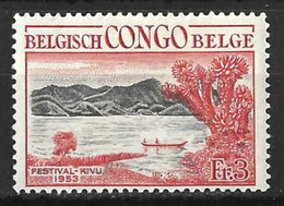 BELGIAN CONGO...." 1953.."......KIVU......3f......MH... - Nuovi