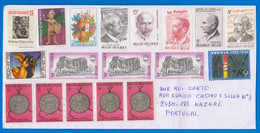 Cover Enveloppes Enveloppe Belgique Belgium Portugal Timbres Stamps 2023 - Brieven En Documenten