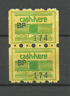 USA Cash Coupon As Pair MNH - Non Classés