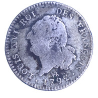 Louis XVI - 30 Sols Dit Au Génie, Type FRANÇOIS 1792 Paris - 1791-1792 Constitución 