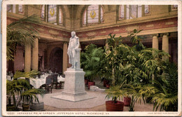 Virginia Richmond The Jefferson Hotel Palm Garden 1918 Detroit Publishing - Richmond