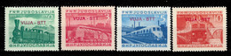 Yugoslavia - Trieste Zona B 1950  Railaway Set Mi 31/34  MNH - Neufs