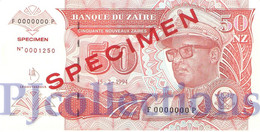 ZAIRE 50 N. ZAIRES 1994 PICK 59s SPECIMEN UNC - Zaïre