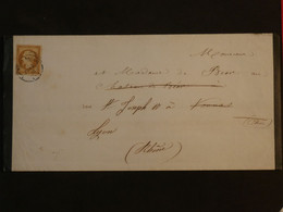 BO15 FRANCE BELLE LETTRE 1864 AMIENS A BOIRON     + N°21 + +AFFRANCH. INTERESSANT++ - 1862 Napoleone III