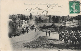 Manoeuvres De 1906 - Les Chasseurs à VARIMONT Dans La Marne - Manovre