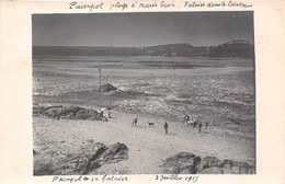 22-PAIMPOL-2 CARTES-PHOTO- 3 JUILLET 1915- PAIMPOL ET SA FALAISE - ET PHOTO PRES DU PORT - Paimpol