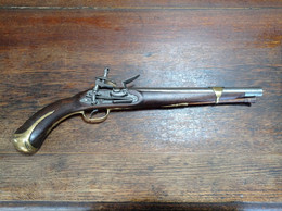 Grand Et Lourd Pistolet à La Miquelet De Cavalerie De Ligne Espagnol - Modèle 1789 - EM - Armes Neutralisées