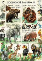 CZECH REPUBLIC 2018 Mi BL 72 ZOO ANIMALS MINT MINIATURE SHEET ** - Blocks & Sheetlets