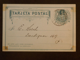 BO15 CHILE   BELLE CARTE LETTRE TAJETA 1869  +AFFR. INTERESSANT + - Cile