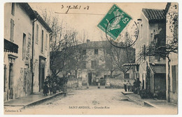 CPA - SAINT-ANDIOL (B Du R) - Grande-Rue - Sonstige & Ohne Zuordnung