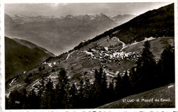 St. Luc Et Massif Du Rawil (753) * 17. 7. 1957 - Saint-Luc