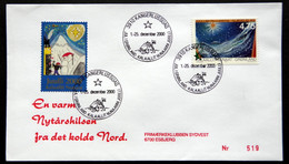 Greenland 2000  Cover  Minr.360  KANGERLUSSUA   (lot  789 ) - Lettres & Documents