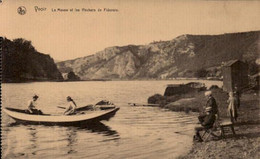 Yvoir - La Meuse Et Les Rochers De Fidevoie - Thill Série 7 N° 4, Animée : Barque, Pêcheur - Yvoir