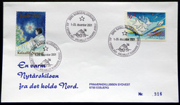 Greenland 2001 Cover  Minr.375 KANGERLUSSUA   (lot  790 ) - Briefe U. Dokumente