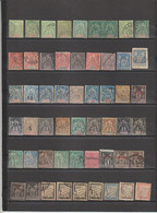 TIMBRES  DIVERS De  MADAGASCAR - MARTINIQUE - SENEGAL - BENIN - INDOCHINE - TIMBRES TAXES ....  OBLITERES - Portomarken