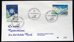 Greenland 2001 Cover  Minr.375 KANGERLUSSUA   (lot  790 ) - Covers & Documents